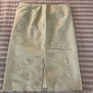 Tocca brand-mint green 100% cotton with geo embroidery-new.